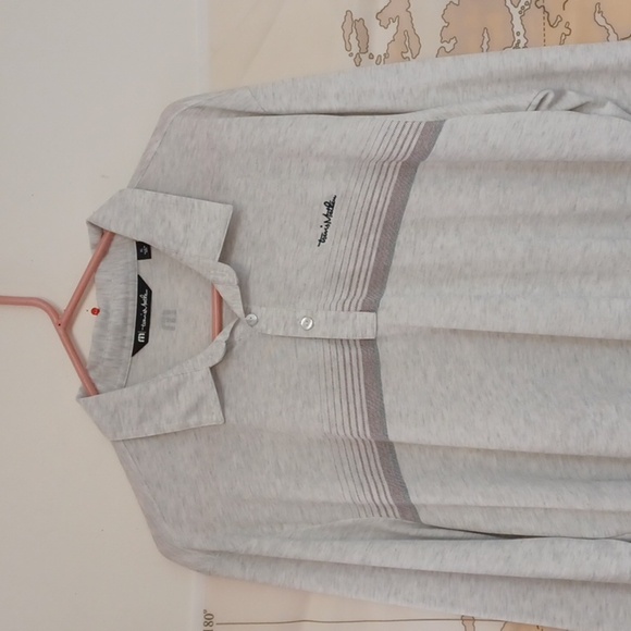 Travis Matthew Men's Gray Long Sleeve Shirt - Picture 10 of 11